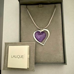 Lalique “Kiss” pendant necklace
